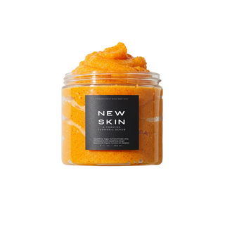 NEW SKIN, A FOAMING TURMERIC SCRUB