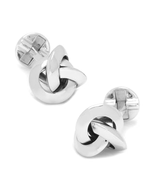 Sterling Silver Knot Cufflinks