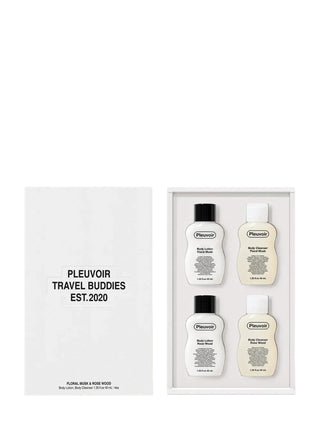 TRAVEL BUDDIES – Set of 4 FLORAL MUSK & ROSE WOOD | 40ml x 4