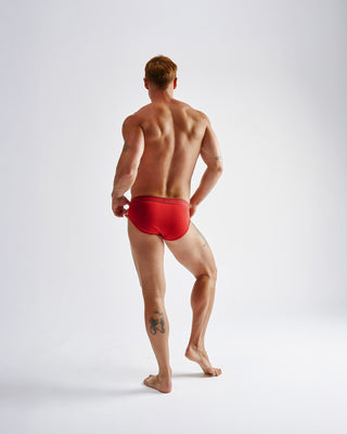 Cotton Classic Brief | Crimson - MENAGERIE Intimates MENS Lingerie