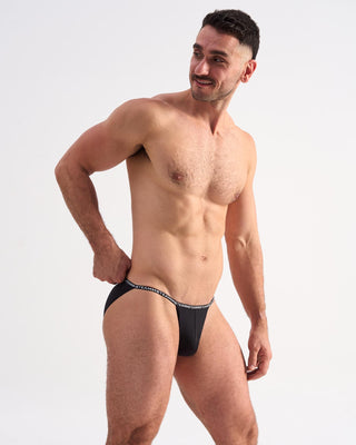 Glide Micro Brief | Onyx - MENAGERIE Intimates MENS Lingerie