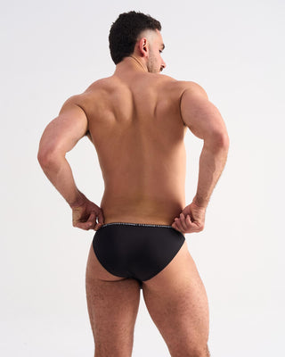 Glide Micro Brief | Onyx - MENAGERIE Intimates MENS Lingerie