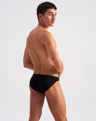 Bamboo Bikini Brief | Black - MENAGERIE Intimates MENS Lingerie