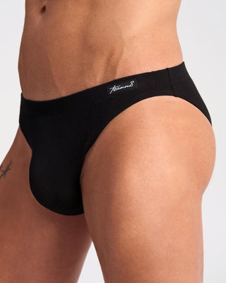 Bamboo Bikini Brief | Black - MENAGERIE Intimates MENS Lingerie