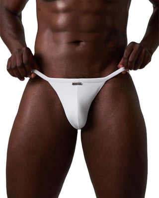 Statement Micro Swim Brief | White - MENAGERIE Intimates MENS Lingerie