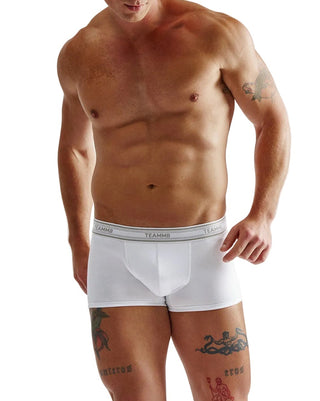 Cotton Classic Trunk | White - MENAGERIE Intimates MENS Lingerie