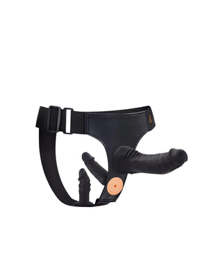 TrioPlay Strap-On Kit | 3 Silicone Dildos, Adjustable Harness