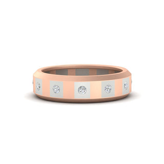 Bezel Round Mens Wedding Ring - MENAGERIE Intimates MENS Lingerie