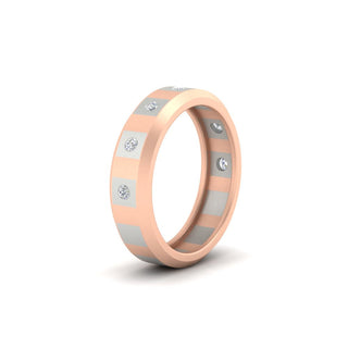 Bezel Round Mens Wedding Ring - MENAGERIE Intimates MENS Lingerie