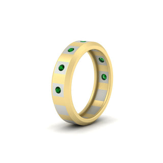 Bezel Round Mens Wedding Ring - MENAGERIE Intimates MENS Lingerie