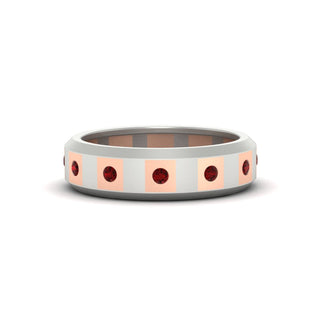 Bezel Round Mens Wedding Ring - MENAGERIE Intimates MENS Lingerie
