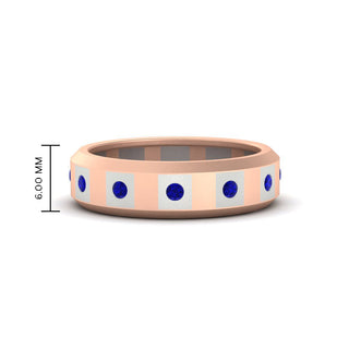 Bezel Round Mens Wedding Ring - MENAGERIE Intimates MENS Lingerie