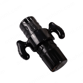 BLACK KNIGHT Automatic Masturbator | Dual Motor Thrust & Rotate - MENAGERIE Intimates MENS Lingerie