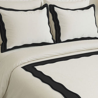 Sagrisa Applique Embroidery Cotton Duvet Cover Set