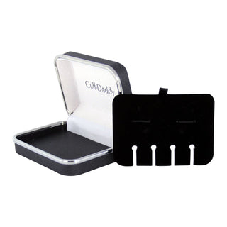 Black Swarovski Pearl Formal Set Cufflinks & Studs - MENAGERIE Intimates MENS Lingerie