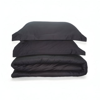 400TC Cotton Sateen Solid Duvet Cover Set
