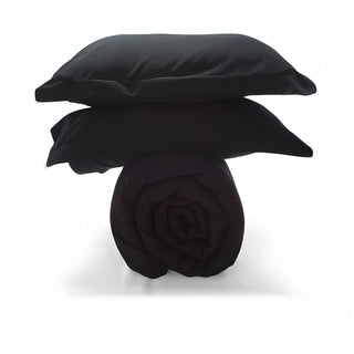 400TC Cotton Sateen Solid Duvet Cover Set