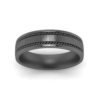 Braided Mens Wedding Ring - MENAGERIE Intimates MENS Lingerie