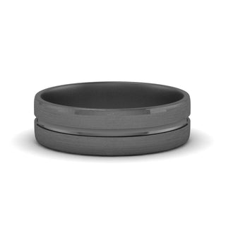 Brushed Mens Wedding Band - MENAGERIE Intimates MENS Lingerie