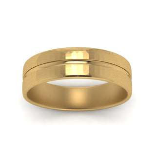 Brushed Mens Wedding Band - MENAGERIE Intimates MENS Lingerie
