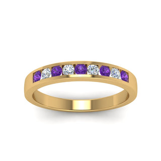 Channel 9 Stone | Wedding Band