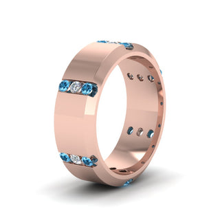 Channel Set 3 Stone | Anniversary Ring