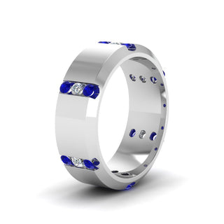 Channel Set 3 Stone | Anniversary Ring