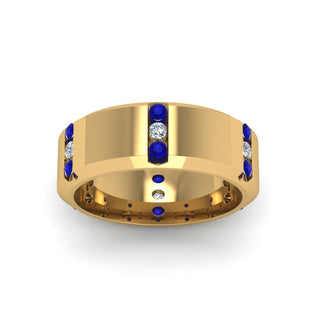 Channel Set 3 Stone | Anniversary Ring