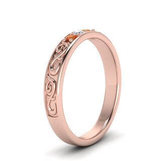 Classic Mens 3 Stone Wedding Band - MENAGERIE Intimates MENS Lingerie