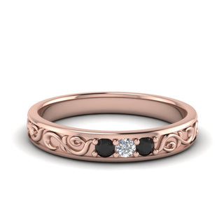 Classic Mens 3 Stone Wedding Band - MENAGERIE Intimates MENS Lingerie