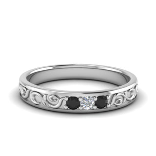 Classic Mens 3 Stone Wedding Band - MENAGERIE Intimates MENS Lingerie