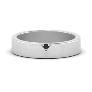 Classic V Shaped Solitaire Stone Mens Band - MENAGERIE Intimates MENS Lingerie