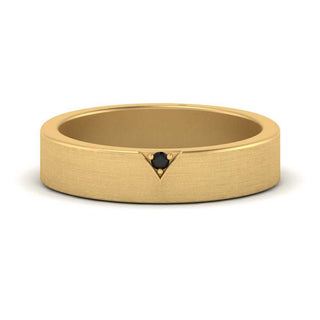 Classic V Shaped Solitaire Stone Mens Band - MENAGERIE Intimates MENS Lingerie