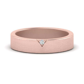 Classic V Shaped Solitaire Stone Mens Band - MENAGERIE Intimates MENS Lingerie