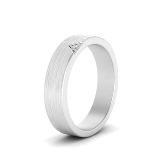 Classic V Shaped Solitaire Stone Mens Band - MENAGERIE Intimates MENS Lingerie