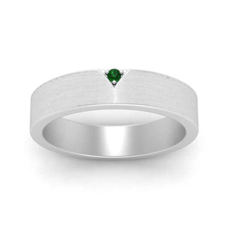 Classic V Shaped Solitaire Stone Mens Band - MENAGERIE Intimates MENS Lingerie