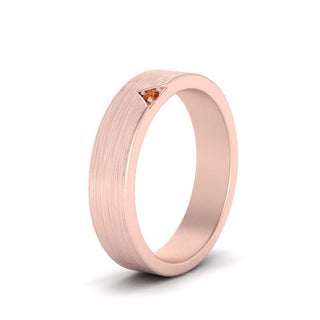 Classic V Shaped Solitaire Stone Mens Band - MENAGERIE Intimates MENS Lingerie