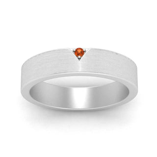 Classic V Shaped Solitaire Stone Mens Band - MENAGERIE Intimates MENS Lingerie