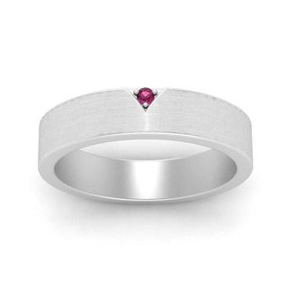 Classic V Shaped Solitaire Stone Mens Band - MENAGERIE Intimates MENS Lingerie