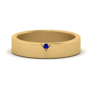 Classic V Shaped Solitaire Stone Mens Band - MENAGERIE Intimates MENS Lingerie