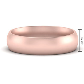Comfort Fit Mens Wedding Band