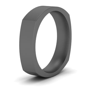 Square Wedding Band | 4 mm - MENAGERIE Intimates MENS Lingerie
