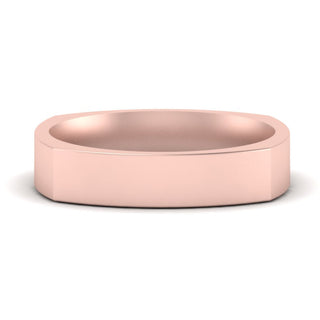 Square Wedding Band | 4 mm - MENAGERIE Intimates MENS Lingerie