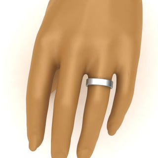 Square Wedding Band | 4 mm - MENAGERIE Intimates MENS Lingerie