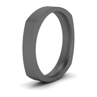Square Wedding Band | 4 mm - MENAGERIE Intimates MENS Lingerie
