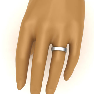 Square Wedding Band | 4 mm - MENAGERIE Intimates MENS Lingerie
