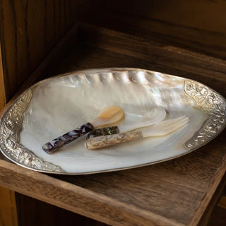Mother-of-Pearl Shell Jewelry Tray