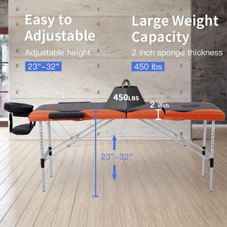 IronEase Adjustable Portable Sensual Massage Table