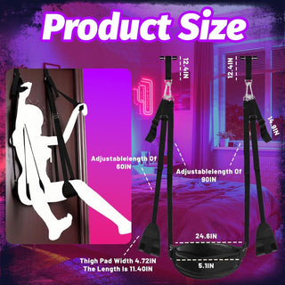 AxionElite Adjustable Door Sex Swing with Padding