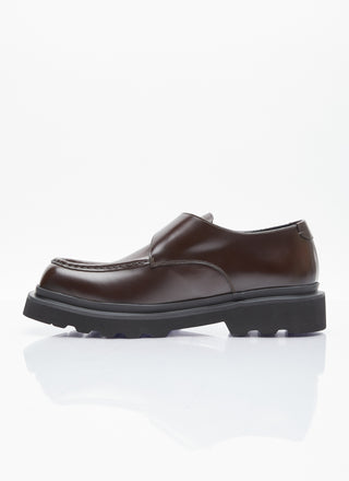 Brushed Leather Monkstrap Shoes
